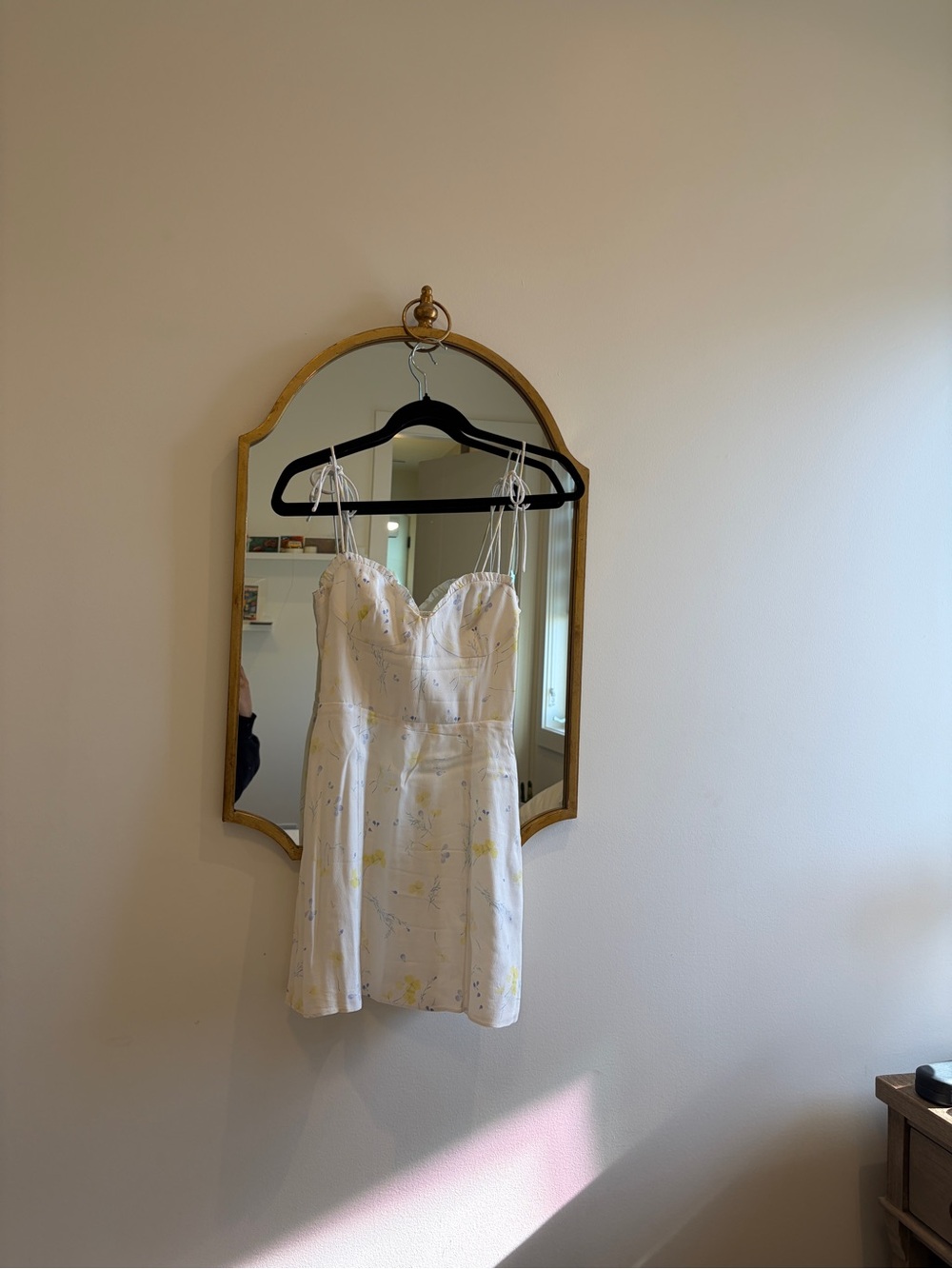 Wilfred White Floral mini dress